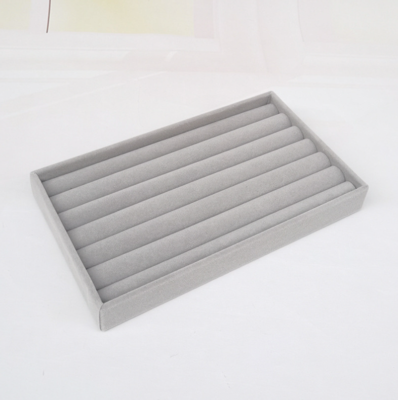 Jewelry organizer tray for rings and studs